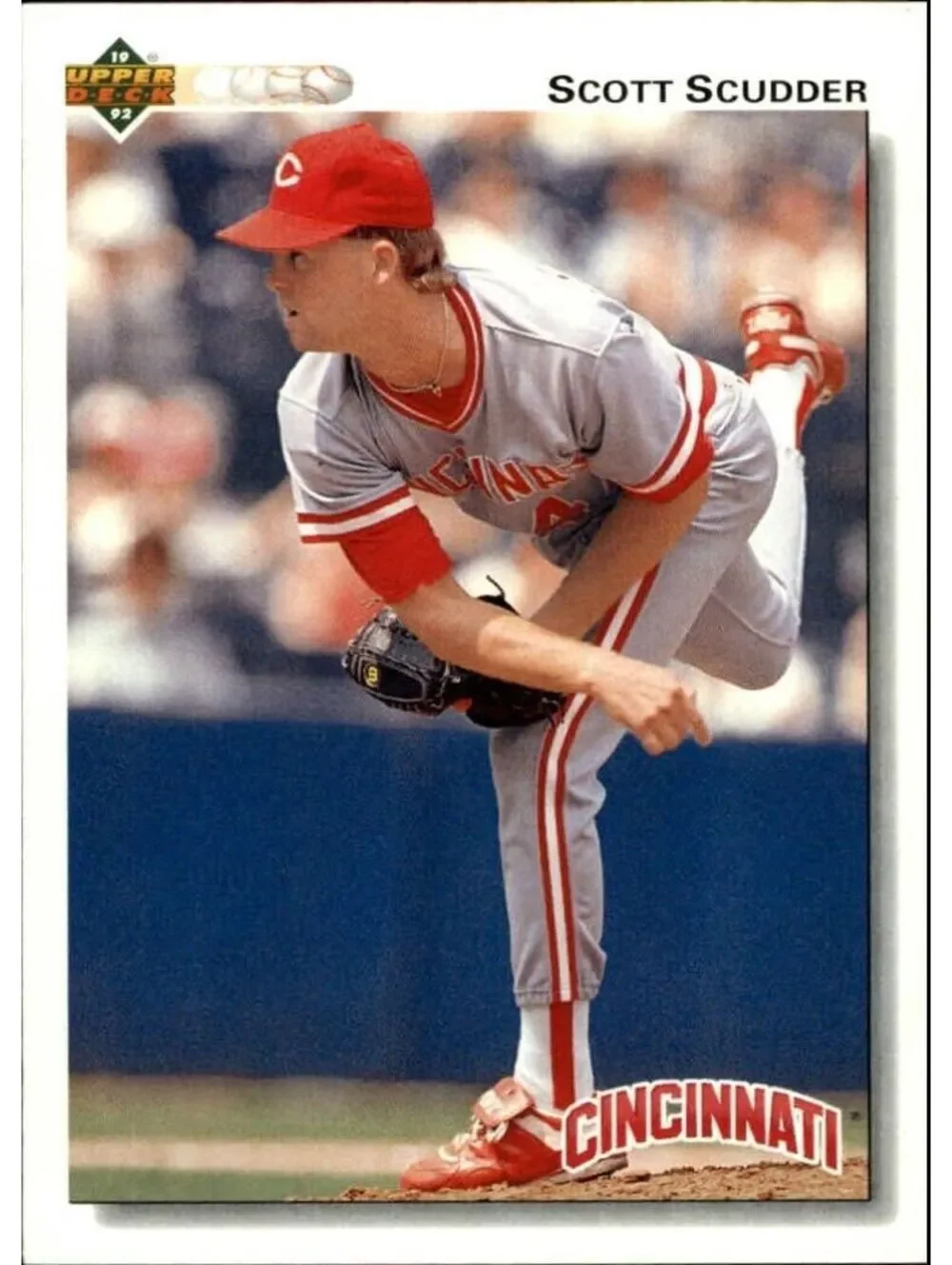 Scott Scudder 1992 Upper Deck MLB #485 Baseball Card Cincinnati Reds